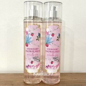 Bath & Body Works Strawberry Snowflakes
